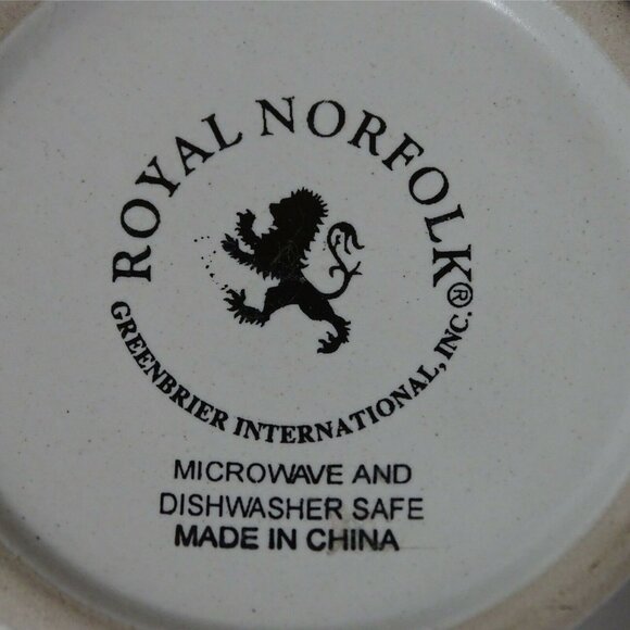 Royal Norfolk Coffee Cup Mug Cappuccino Beige Black - Picture 7 of 7